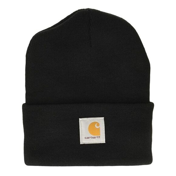 Black Carhartt Beanie Hat NEW - Picture 1 of 5